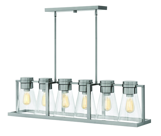 Refinery LED Pendant in Brushed Nickel