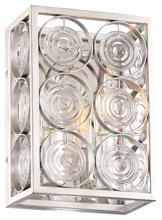Culture Chic Two Light Wall Sconce in Catalina Silver
