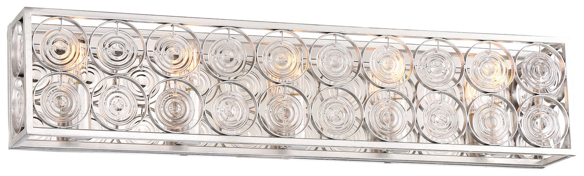 Culture Chic Five Light Bath in Catalina Silver