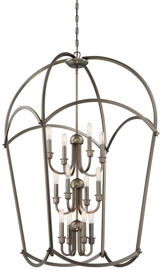 Jupiter's Canopy 12 Light Pendant in Harvard Court Bronze