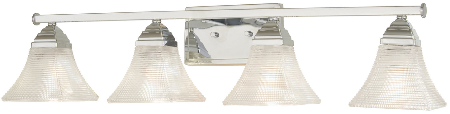 Conspire Four Light Bath in Chrome