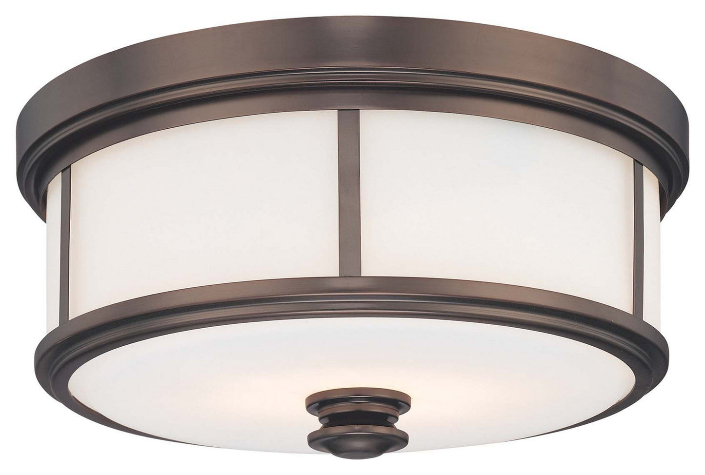 Three Light Flush Mount in Harvard Court