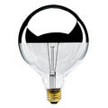 (4-Pack) Bulbrite 712351 100W G40 Globe Bulb, E26 Medium Base, 2700K, 950 Lumens, Half Chrome