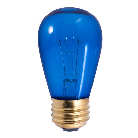 Bulbrite - 701311 - Light Bulb - Indicator, - Transparent Blue