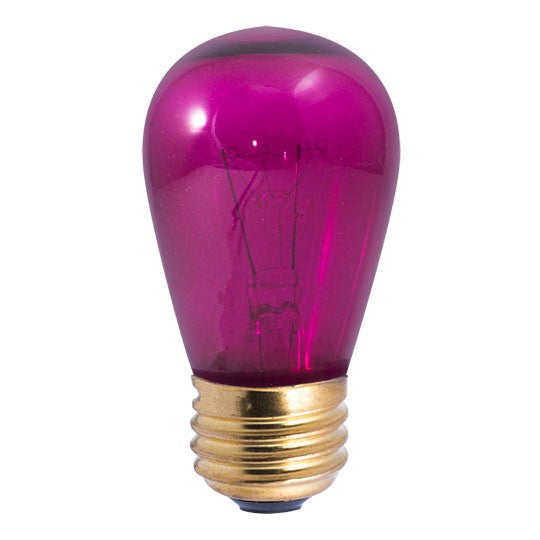 Bulbrite - 701611 - Light Bulb - Indicator, - Transparent Pink