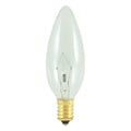 (4-Pack) Bulbrite 400425 25W B10 Torpedo Bulb, E14 Base, 2700K, 180 Lumens, Clear