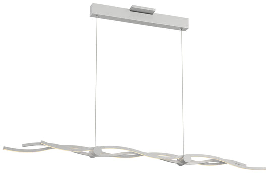 Tidalist LED Island Pendant in Silver