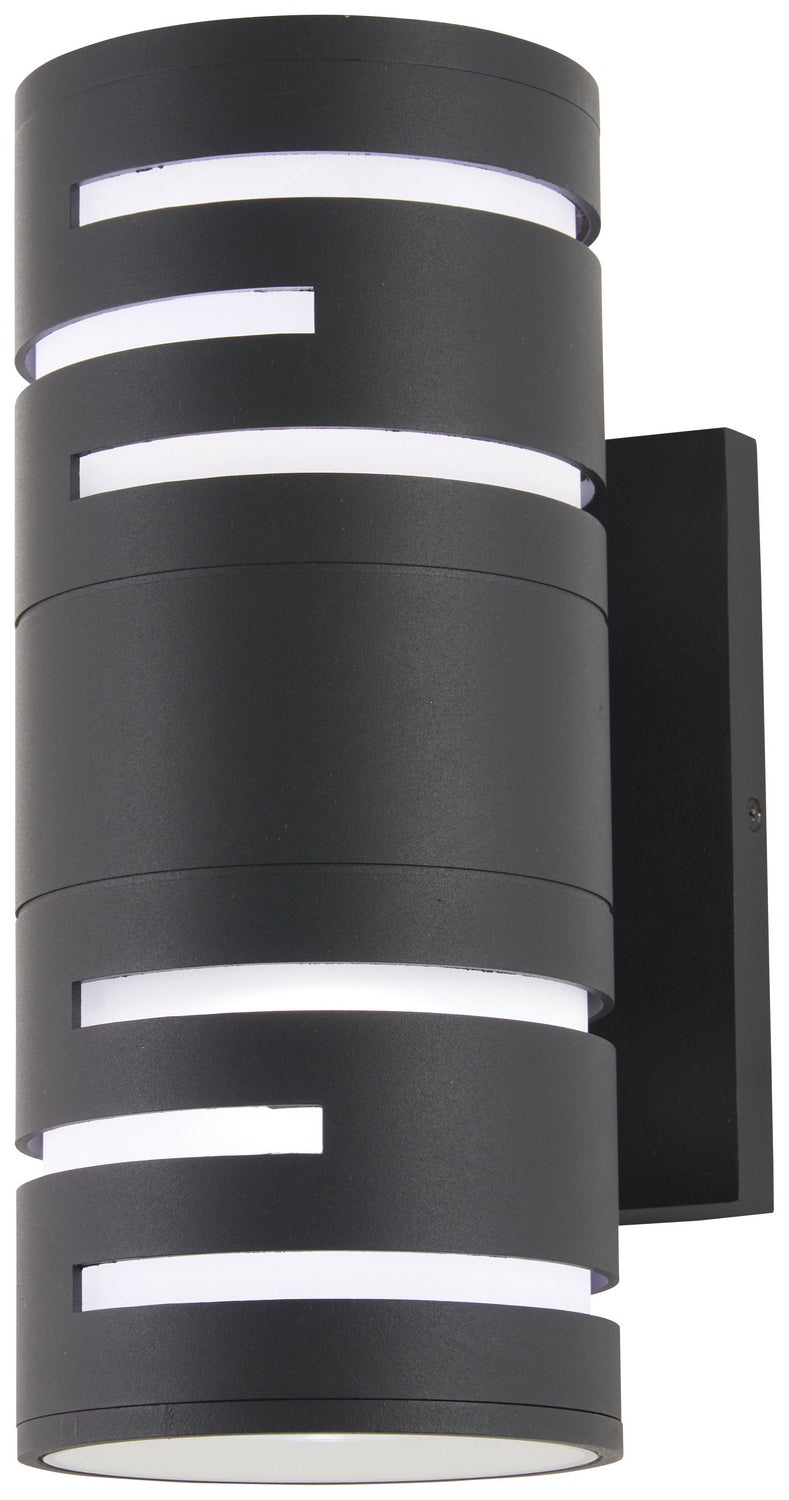 Groovin LED Wall Sconce in Sand Coal Black