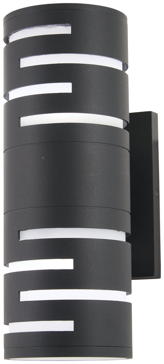 Groovin LED Wall Sconce in Sand Coal Black
