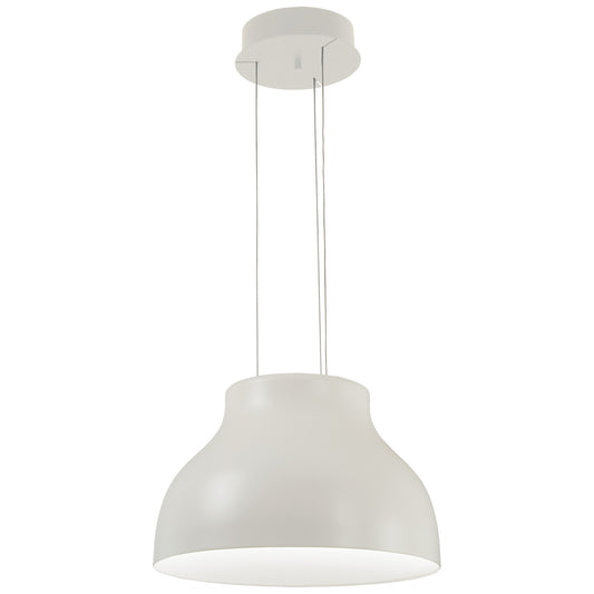 Kettle Up LED Pendant in Matte White