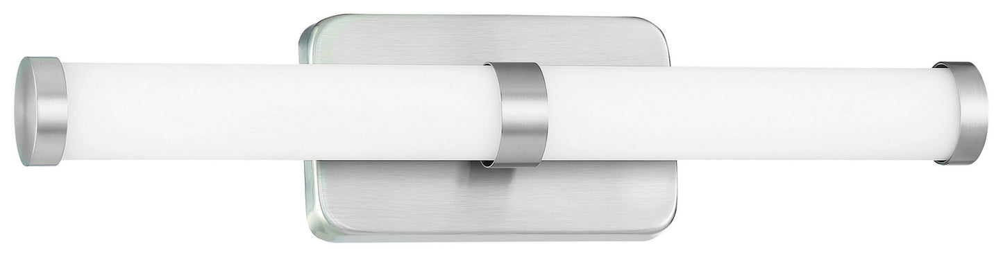 Loupe LED Bath in Brushed Nickel
