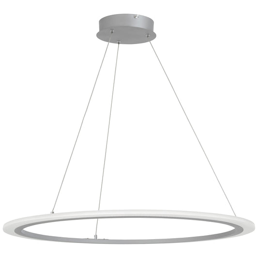 George Kovacs - P8141-609-L - LED Pendant - Discovery - Silver