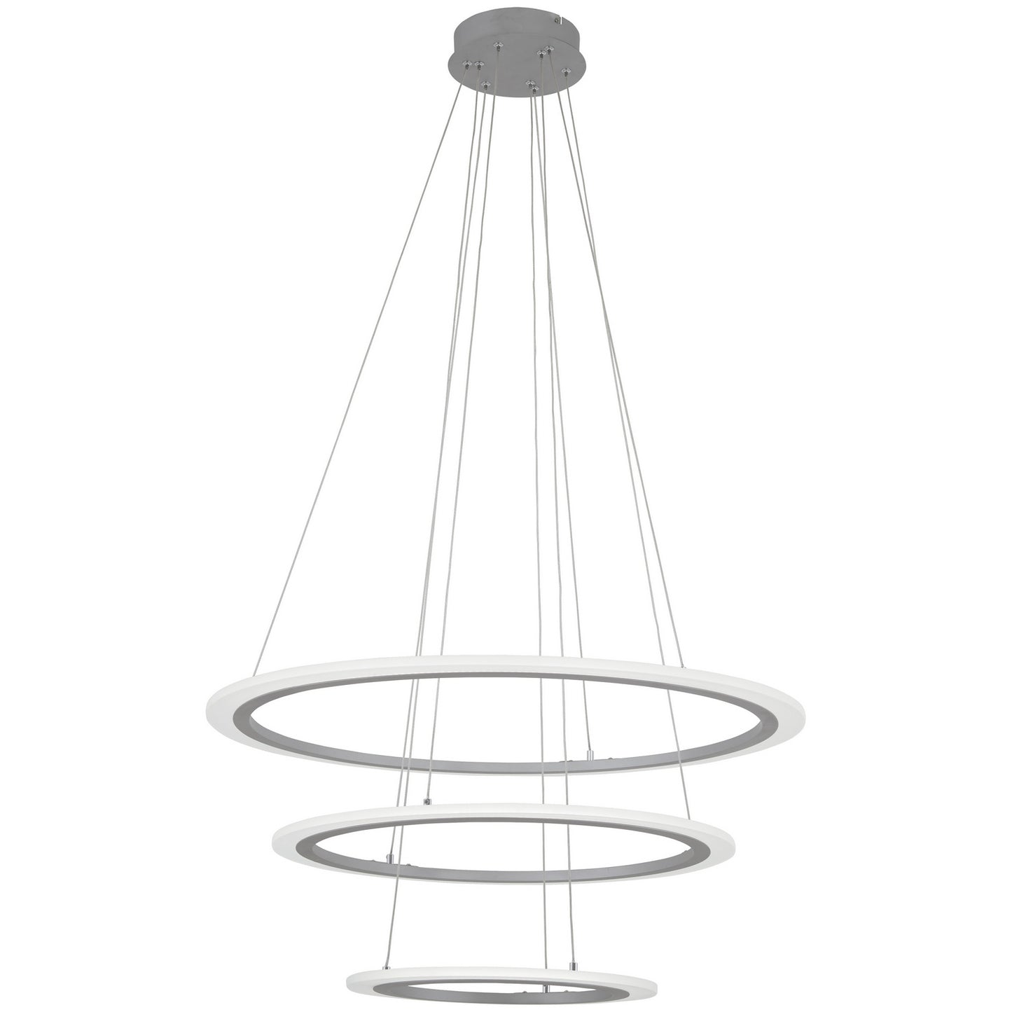 George Kovacs - P8143-609-L - LED Pendant - Discovery - Silver