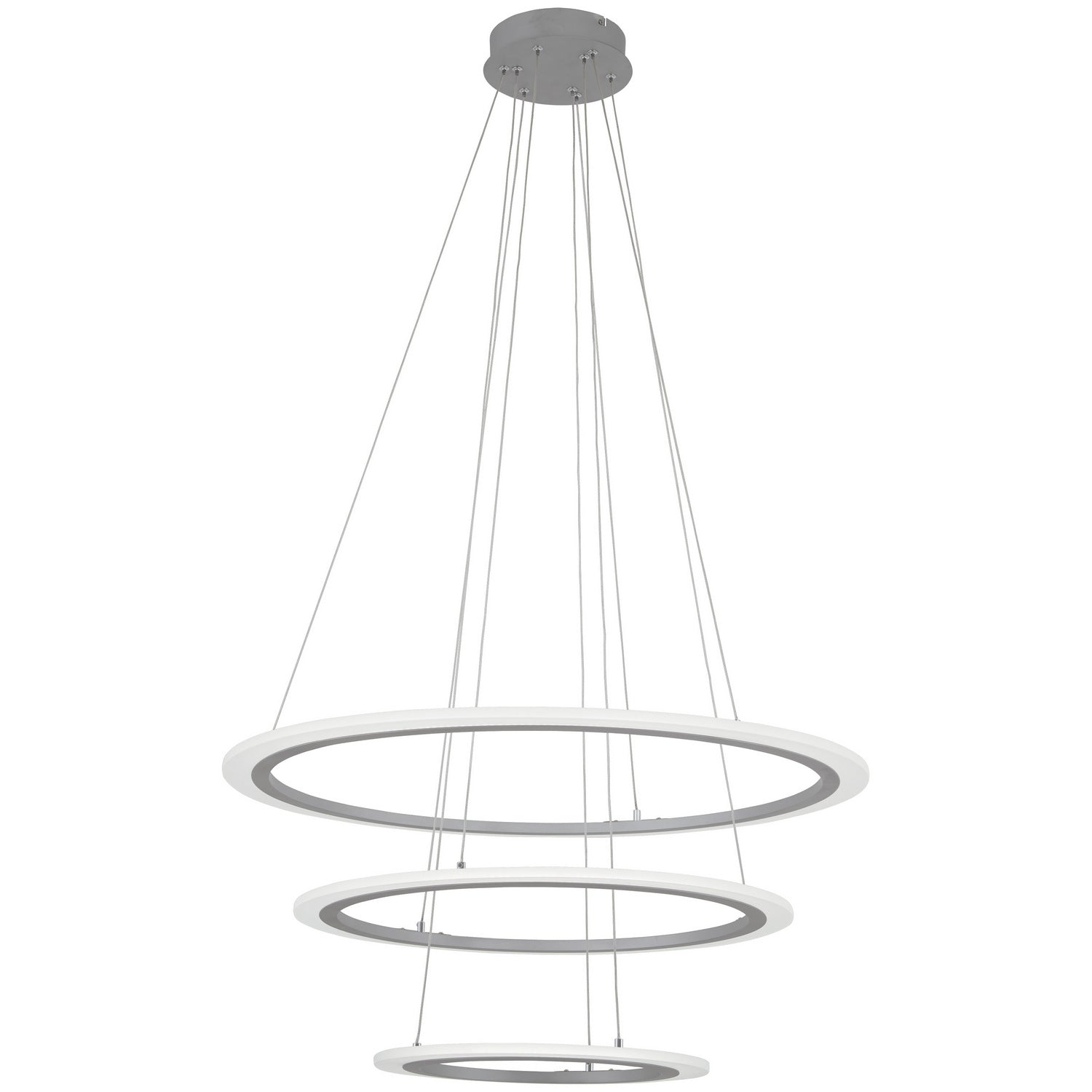 George Kovacs - P8143-609-L - LED Pendant - Discovery - Silver