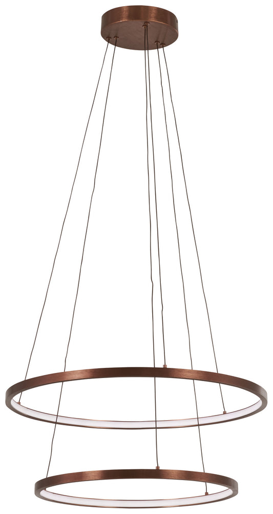 Full Orbit LED Pendant in Satin Bronze