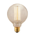 (4-Pack) Bulbrite 342040 40W G30 Globe Bulb, E26 Medium Base, 2200K, 130 Lumens, Antique