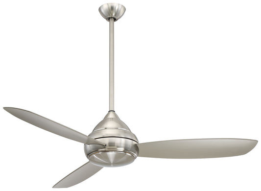 Concept I 58"Ceiling Fan in Brushed Nickel Wet