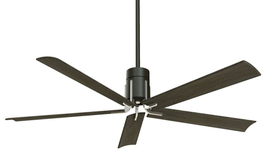 Clean 60"Ceiling Fan in Matte Black/Brushed Nickel