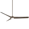 Timber 84"Ceiling Fan in Heirloom Bronze With Aged Boardwalk Blades