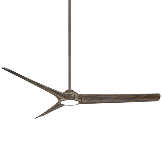 Timber 84"Ceiling Fan in Heirloom Bronze With Aged Boardwalk Blades