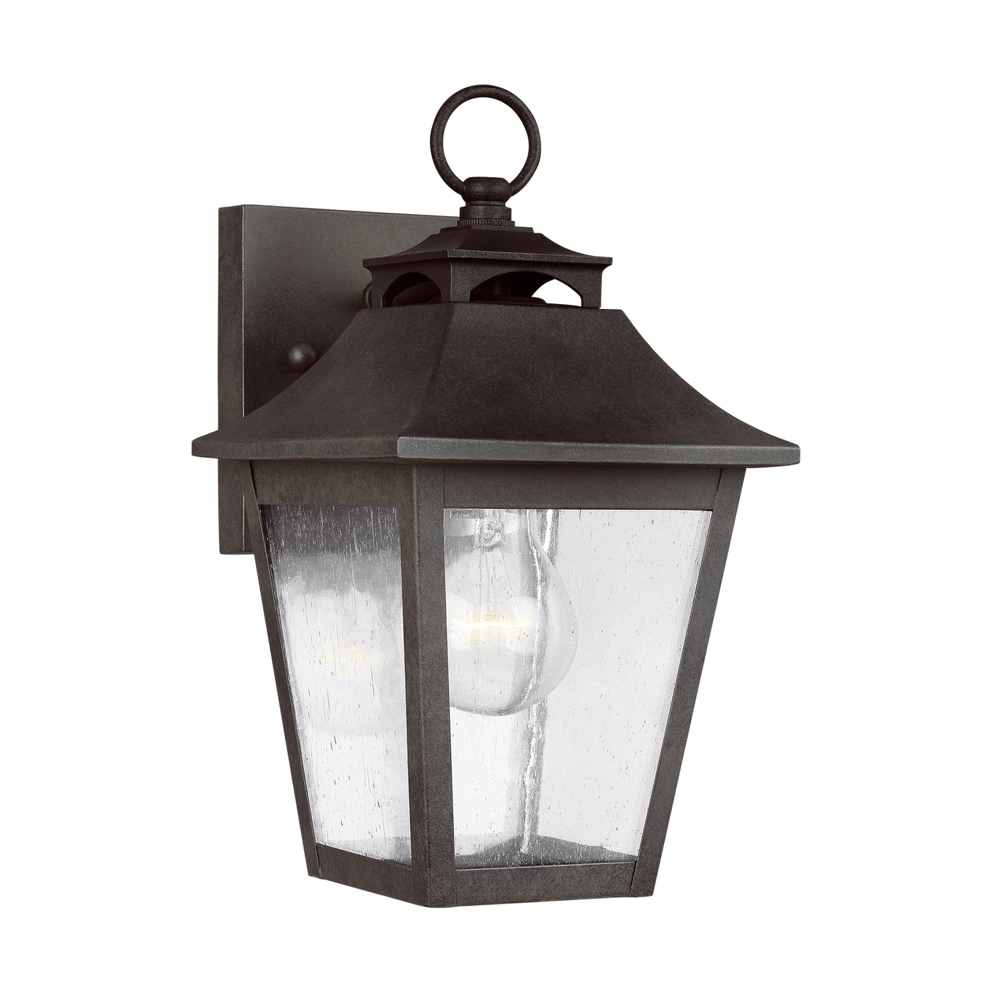 Galena One Light Lantern in Sable
