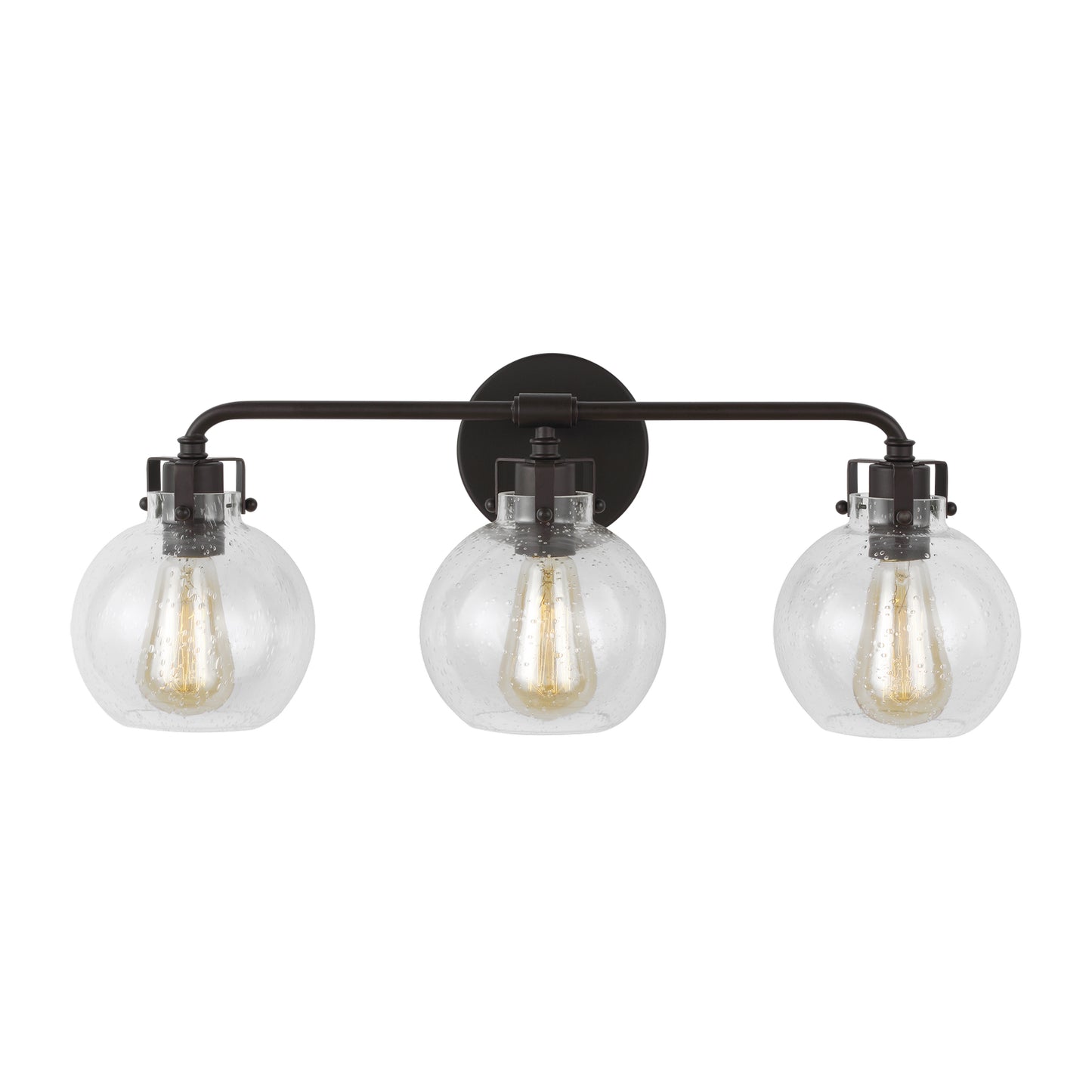 Clara Three Light Vanity in Oil Rubbed Bronze