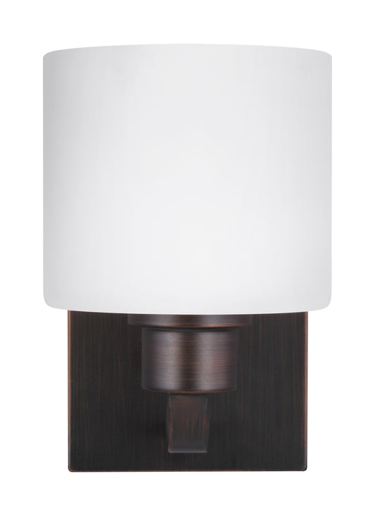 Generation Lighting - 4128801-710 - One Light Wall / Bath Sconce - Canfield - Bronze