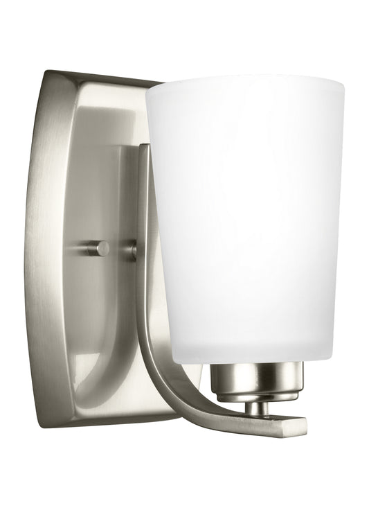 Generation Lighting - 4128901-962 - One Light Wall / Bath Sconce - Franport - Brushed Nickel