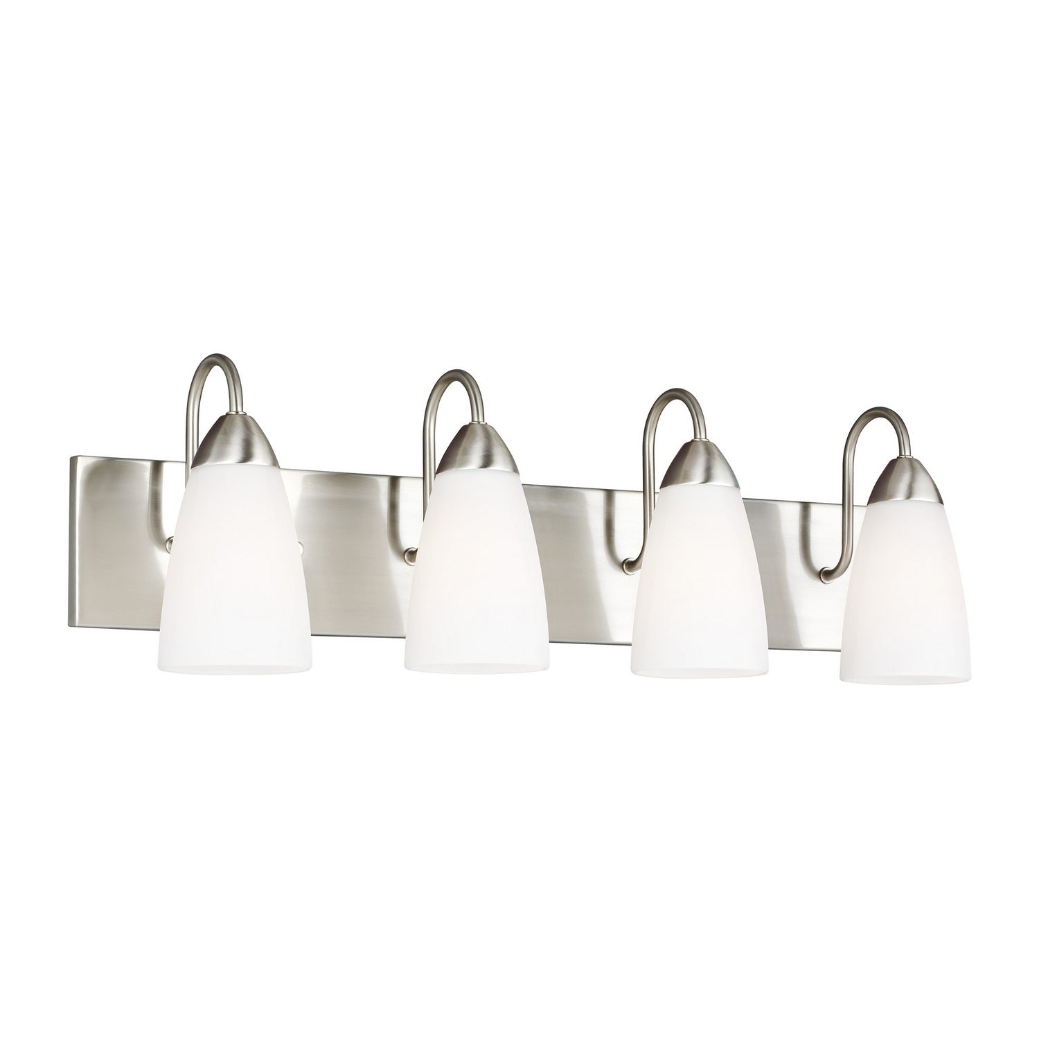 Generation Lighting - 4420204EN3-962 - Four Light Wall / Bath - Seville - Brushed Nickel
