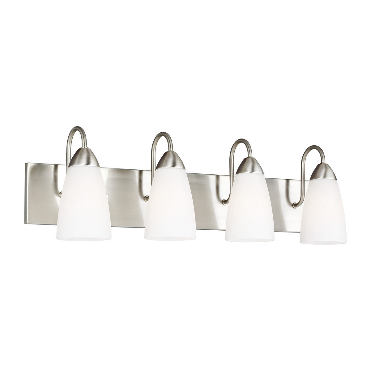 Generation Lighting - 4420204EN3-962 - Four Light Wall / Bath - Seville - Brushed Nickel