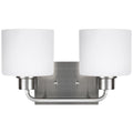 Generation Lighting - 4428802EN3-962 - Two Light Wall / Bath - Canfield - Brushed Nickel