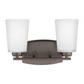 Generation Lighting - 4428902EN3-710 - Two Light Wall / Bath - Franport - Bronze