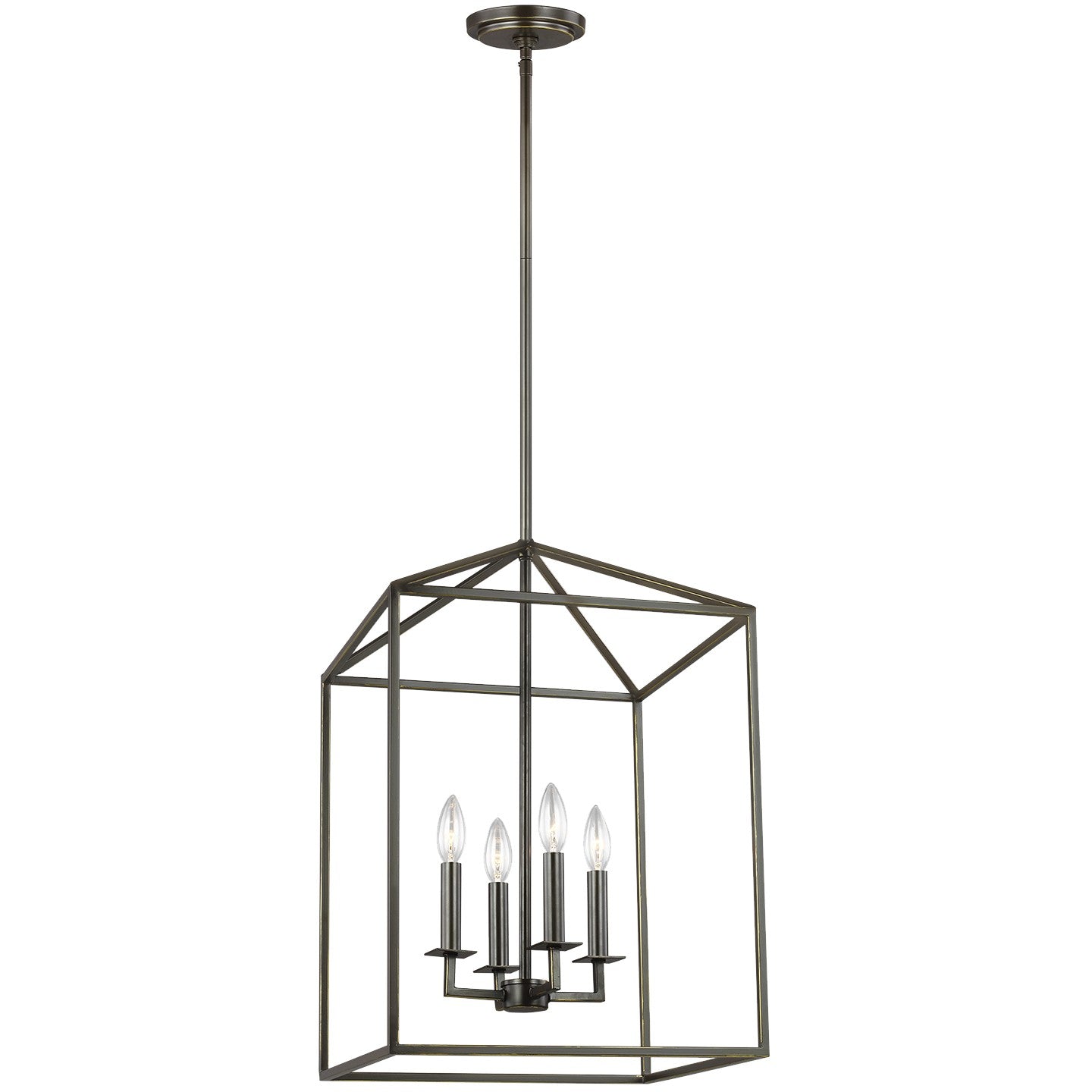 Perryton Four Light Hall / Foyer in Bronze