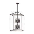 Generation Lighting - 5115008-710 - Eight Light Hall / Foyer - Perryton - Bronze