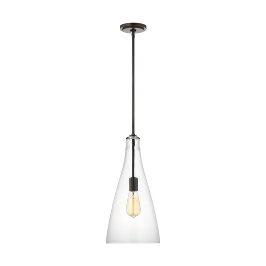 Arilda One Light Pendant in Bronze
