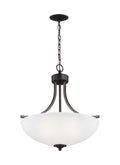 Generation Lighting - 6616503EN3-710 - Three Light Pendant - Geary - Bronze