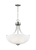 Generation Lighting - 6616503EN3-962 - Three Light Pendant - Geary - Brushed Nickel