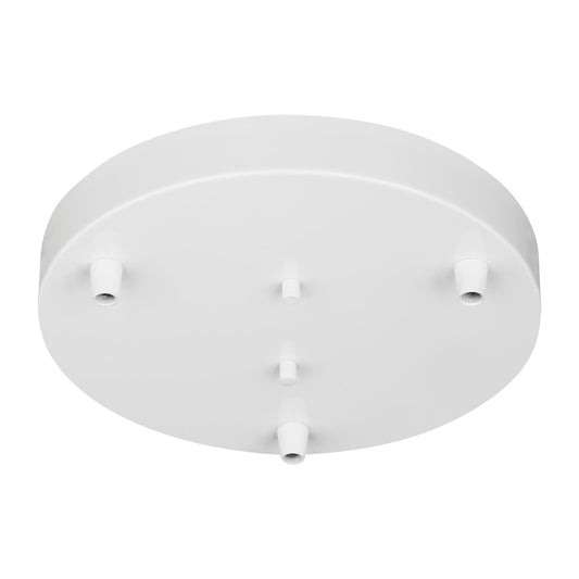 Multi-Port Canopy Three Light Cluster Canopy in White