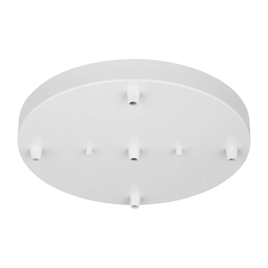 Generation Lighting - 7449405-15 - Five Light Cluster Canopy - Multi-Port Canopy - White