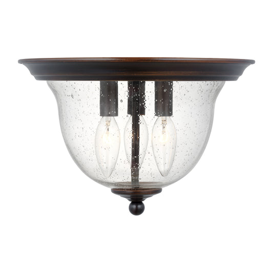 Generation Lighting - 7514503EN-710 - Three Light Ceiling Flush Mount - Belton - Bronze