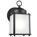 Generation Lighting - 8592001EN3-12 - One Light Outdoor Wall Lantern - New Castle - Black