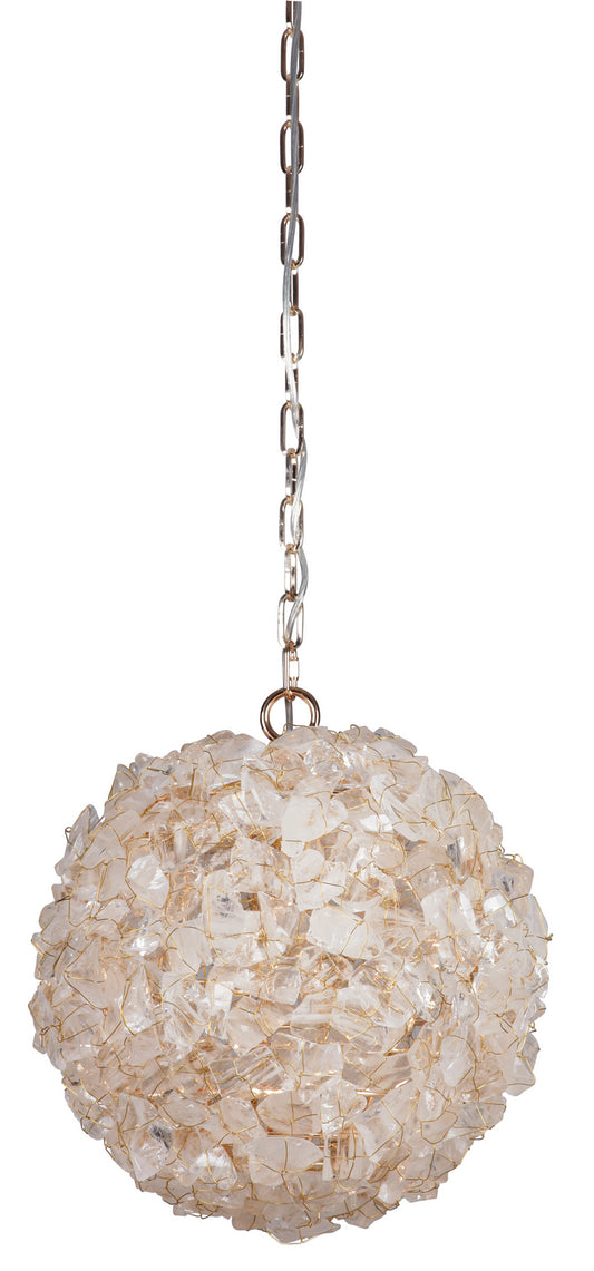 Roxx One Light Pendant in Gilded