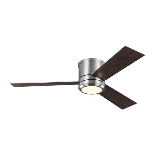 Clarity 56" Ceiling Fan in Brushed Steel