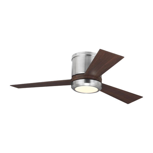 Clarity 42" Ceiling Fan in Brushed Steel