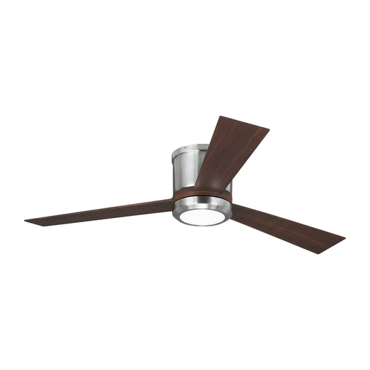 Clarity 52" Ceiling Fan in Brushed Steel