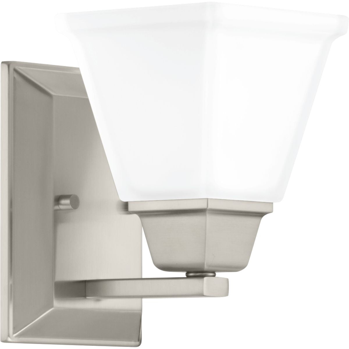 Clifton Heights One Light Bath in Brushed Nickel