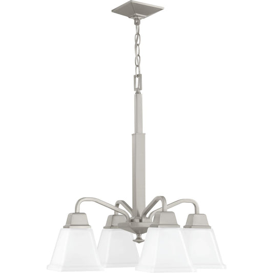Clifton Heights Four Light Chandelier in Brushed Nickel