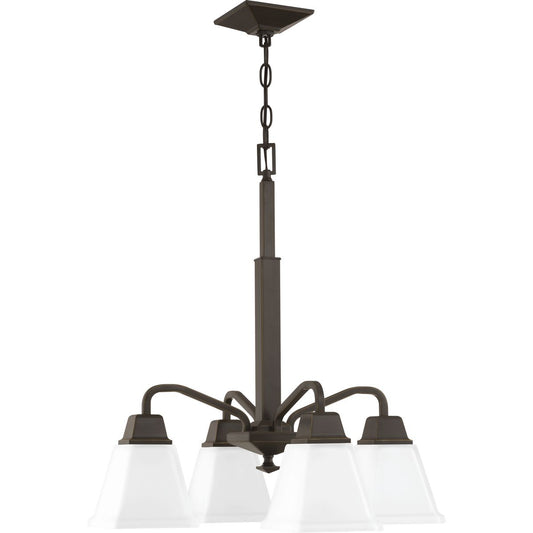 Clifton Heights Four Light Chandelier in Antique Bronze