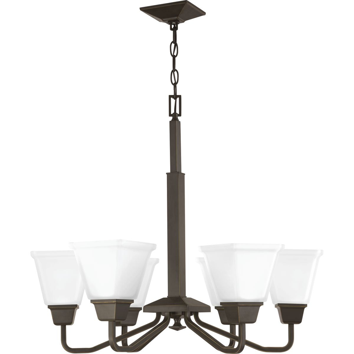 Progress Lighting - P400119-020 - Six Light Chandelier - Clifton Heights - Antique Bronze