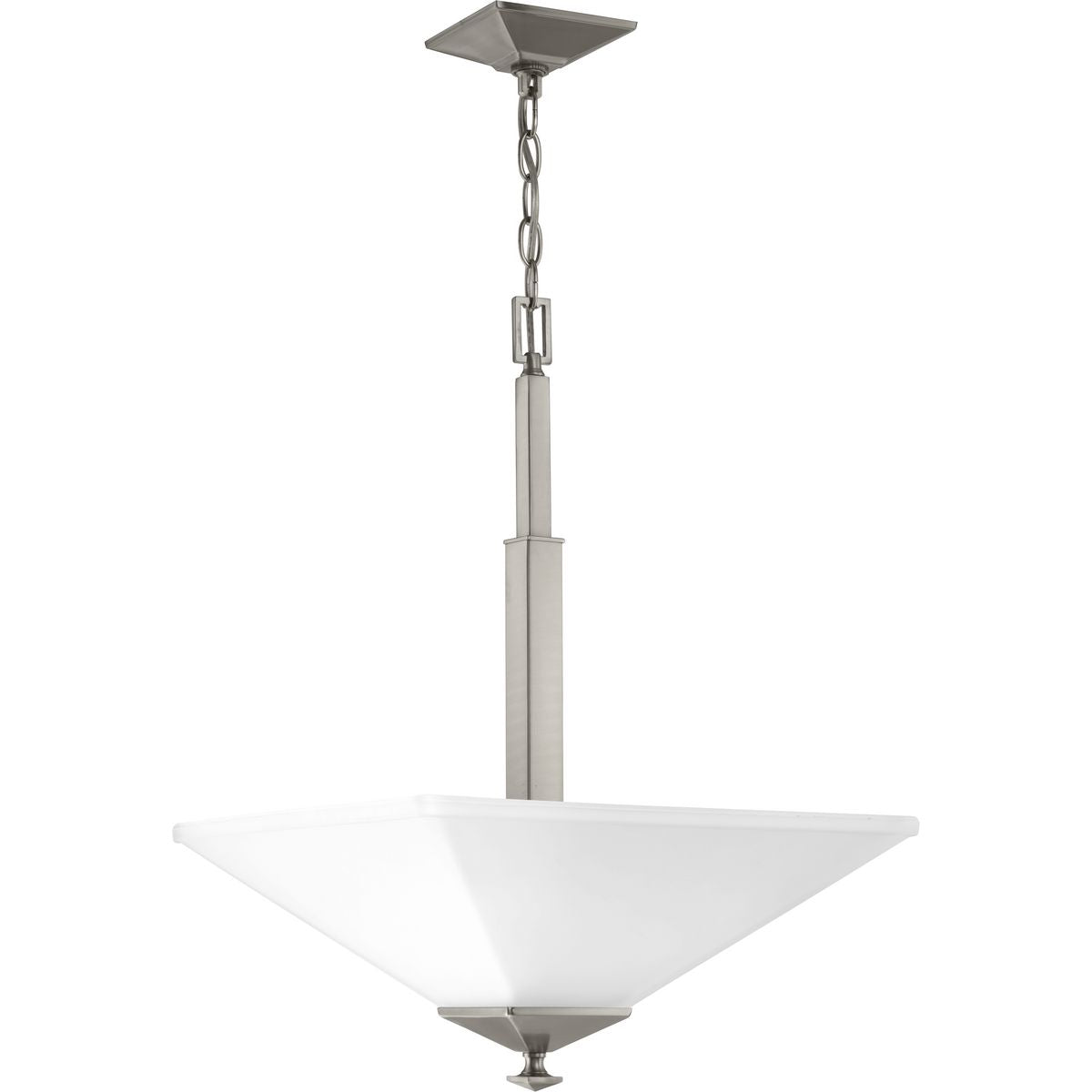 Clifton Heights Two Light Pendant in Brushed Nickel